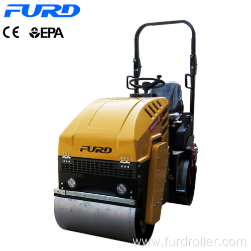 1 Ton Pavement Construction Double Drum Road Roller